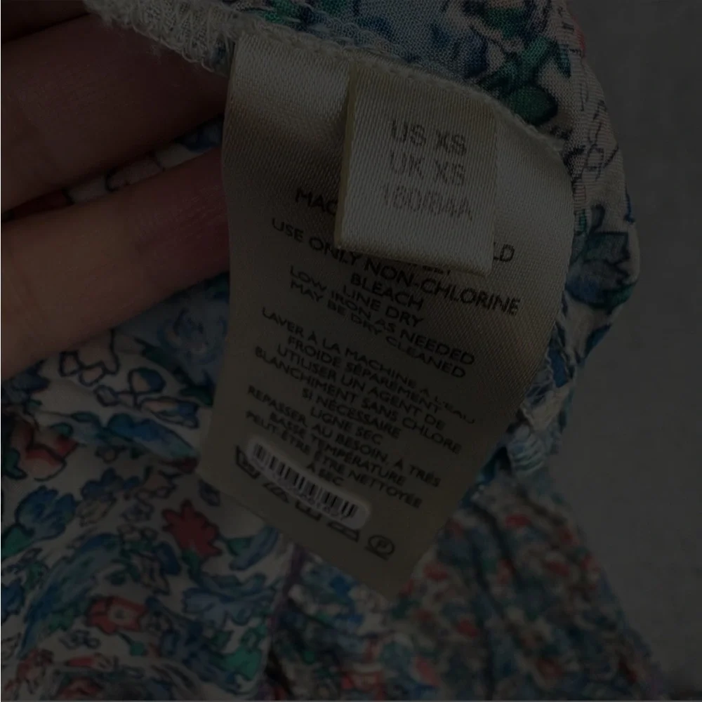 Free People Blue and White Smocked Resort Sundress
